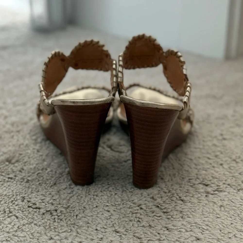Jack Rogers Luccia Stardust Wedges - Picture 3 of 5